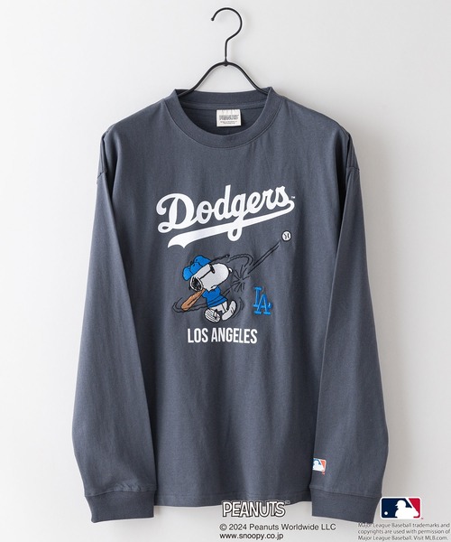 PEANUTS(ピーナッツ)の「【MLB ×PEANUTS】オリジナルデザイン Tシャツ ヤンキース ドジャース メッツ ドロップショルダー ビッグシルエット ユニセックス(Tシャツ/カットソー・メンズ・ブルー系その他2/グリーン系その他3/ベージュ系その他3/ホワイト系その他2/ベージュ系その他/グレー系その他/ホワイト系その他・X-LARGE/LARGE/MEDIUM/SMALL)」の19枚目の写真