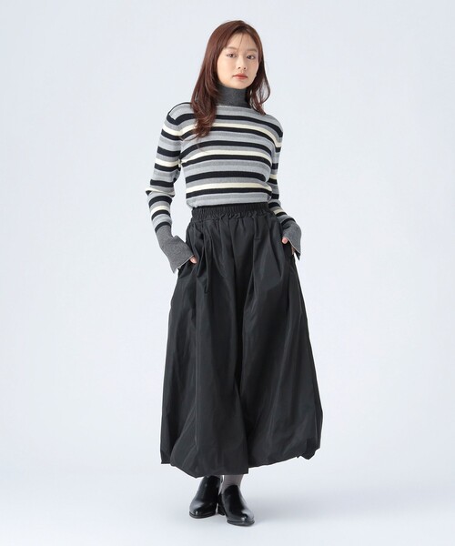 BEAMS HEART(ビームスハート)の「タフタ バルーンスカート(スカート・レディース・ブラック/ブラウン系その他4/ブラウン系その他2・FREE)」の5枚目の写真