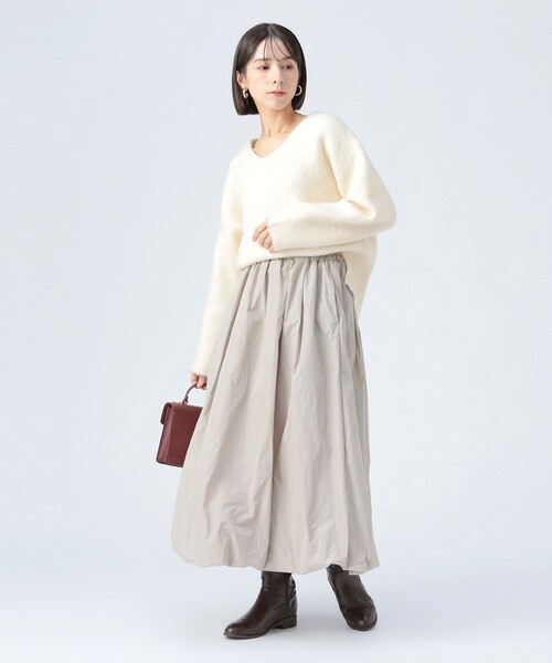 BEAMS HEART(ビームスハート)の「タフタ バルーンスカート(スカート・レディース・ブラック/ブラウン系その他4/ブラウン系その他2・FREE)」の8枚目の写真