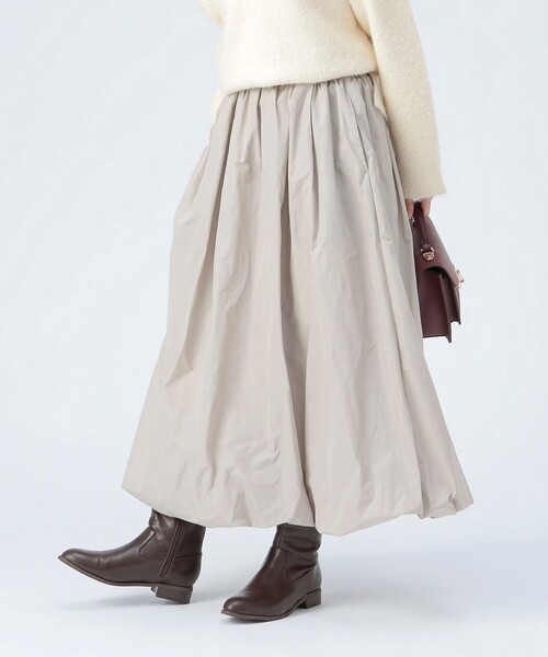 BEAMS HEART(ビームスハート)の「タフタ バルーンスカート(スカート・レディース・ブラック/ブラウン系その他4/ブラウン系その他2・FREE)」の10枚目の写真