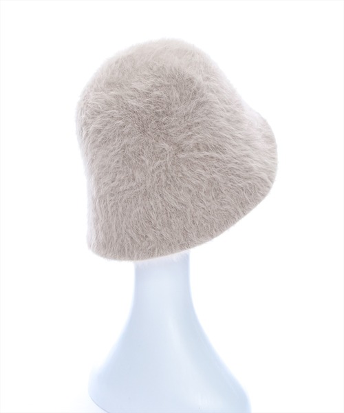 clear（クリア）の「ファーバケットハット [秋冬のマストアイテム]≪再入荷≫（ハット・レディース・アイボリー/ブラック/ベージュ・F）」の4枚目の写真