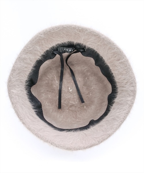 clear（クリア）の「ファーバケットハット [秋冬のマストアイテム]≪再入荷≫（ハット・レディース・アイボリー/ブラック/ベージュ・F）」の5枚目の写真