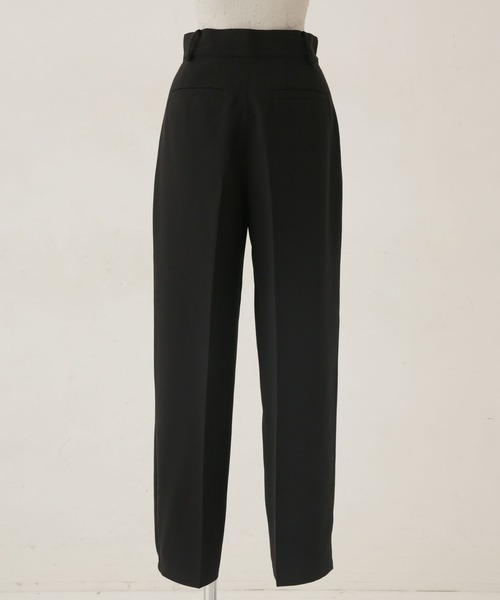 NANO universe(ナノユニバース)の「【WEB限定】ハイウエストタックワイドパンツ(その他パンツ・レディース・ベージュ/イエロー/ライトカーキ/ブラック/ブルー・マルチサイズ)」の7枚目の写真