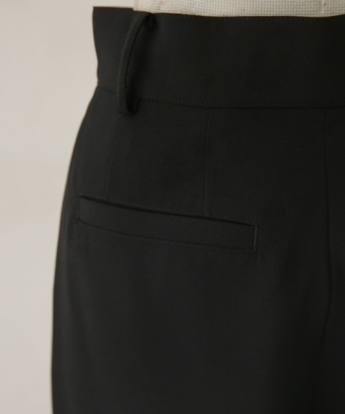 NANO universe(ナノユニバース)の「【WEB限定】ハイウエストタックワイドパンツ(その他パンツ・レディース・ベージュ/イエロー/ライトカーキ/ブラック/ブルー・マルチサイズ)」の8枚目の写真