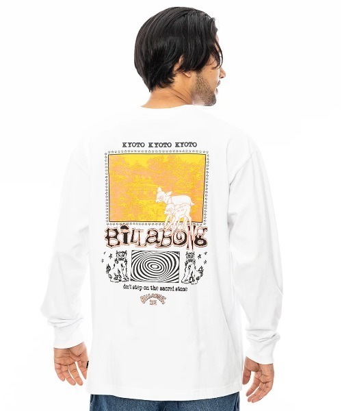 【セール】BILLABONG メンズ KYOTO ロンＴ 【2024年秋冬モデル】/ビラボンバックプリント長袖ロンT（Tシャツ/カットソー）｜BILLABONG（ビラボン）