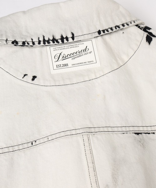 DISCOVERED(ディスカバード)の「BLEACH W RIDERS BLOUSON(ライダースジャケット・メンズ・ブラック・1/3)」の14枚目の写真