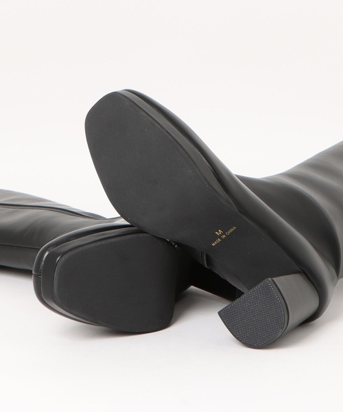 INGNI（イング）の「ヒールロングブーツ（ブーツ・レディース・ブラック・M/L）」の5枚目の写真