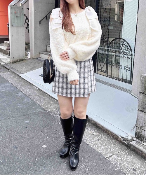 INGNI（イング）の「ヒールロングブーツ（ブーツ・レディース・ブラック・M/L）」の7枚目の写真