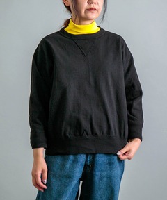 OMNIGOD womens / オムニゴッド] KLフライス ボートネックT