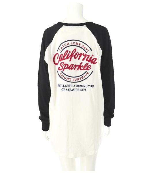 anap mimpi（アナップミンピ）の「サークルメッセージ ラグラン 配色 長袖 ロンT（Tシャツ/カットソー・レディース・オフホワイト/キナリ・FREE）」の20枚目の写真