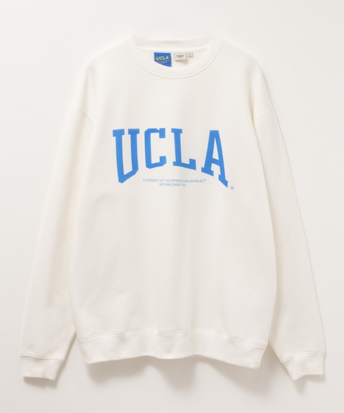 Mac-House(マックハウス)の「【限定展開】GOOD CREWxUCLAコラボスウェット(スウェット・メンズ・ホワイト/ネイビー・XL/L/M)」の3枚目の写真