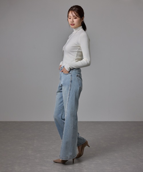 Jayro(ジャイロ)の「フリンジ切替ワイドフレアパンツ(その他パンツ・レディース・ブラック系その他3・M)」の17枚目の写真