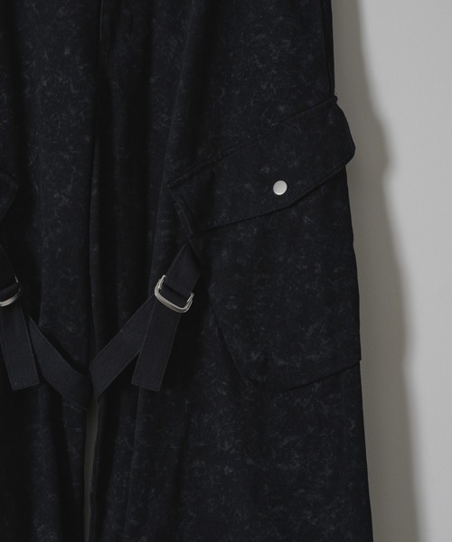 Casper John ブリーチツイルボンテージカーゴパンツ セール】Bleach twill bondage cargo pants/ブリーチツイル