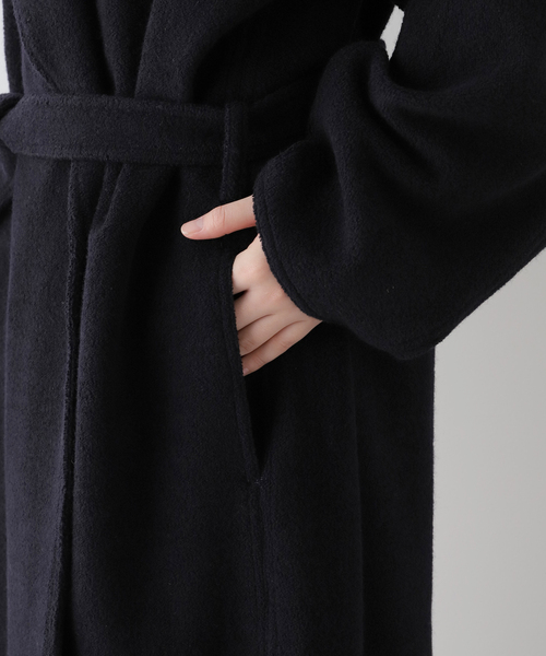 セール】【PAN/パン】W/CA PILE LONG TRENCH（トレンチコート）｜PAN