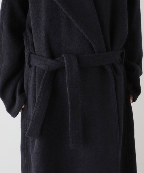 セール】【PAN/パン】W/CA PILE LONG TRENCH（トレンチコート）｜PAN