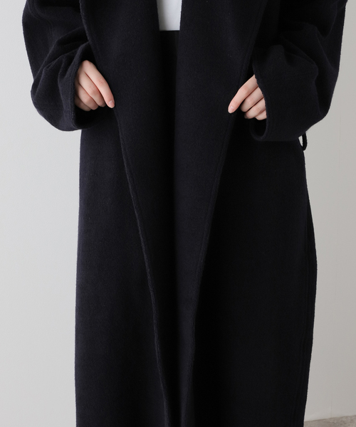 セール】【PAN/パン】W/CA PILE LONG TRENCH（トレンチコート）｜PAN