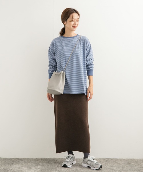 URBAN RESEARCH DOORS(アーバンリサーチドアーズ)の「マシュマロボーダープルオーバー(Tシャツ/カットソー・レディース・ホワイト系その他/ブルー系その他/ブラック系その他・MEDIUM)」の13枚目の写真