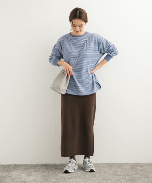 URBAN RESEARCH DOORS(アーバンリサーチドアーズ)の「マシュマロボーダープルオーバー(Tシャツ/カットソー・レディース・ホワイト系その他/ブルー系その他/ブラック系その他・MEDIUM)」の14枚目の写真