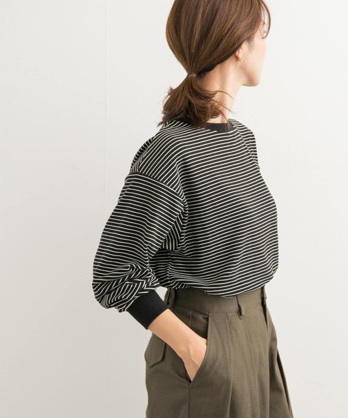 URBAN RESEARCH DOORS(アーバンリサーチドアーズ)の「マシュマロボーダープルオーバー(Tシャツ/カットソー・レディース・ホワイト系その他/ブルー系その他/ブラック系その他・MEDIUM)」の19枚目の写真