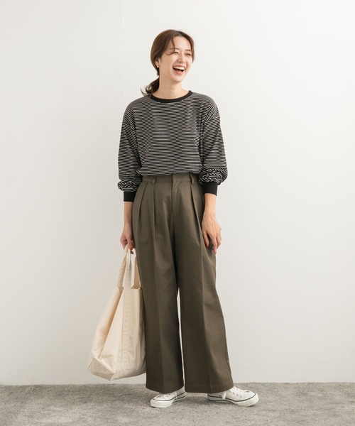 URBAN RESEARCH DOORS(アーバンリサーチドアーズ)の「マシュマロボーダープルオーバー(Tシャツ/カットソー・レディース・ホワイト系その他/ブルー系その他/ブラック系その他・MEDIUM)」の22枚目の写真