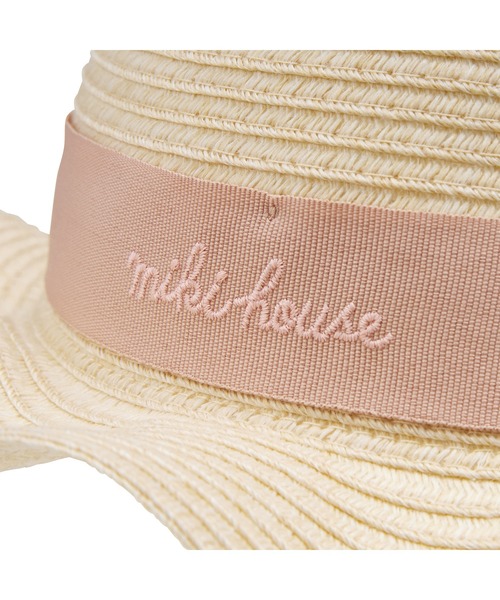 MIKI HOUSE(ミキハウス)の「リボンブレードハット(ハット・キッズ・ネイビー/ピンク・56/54/52/50/48)」の4枚目の写真