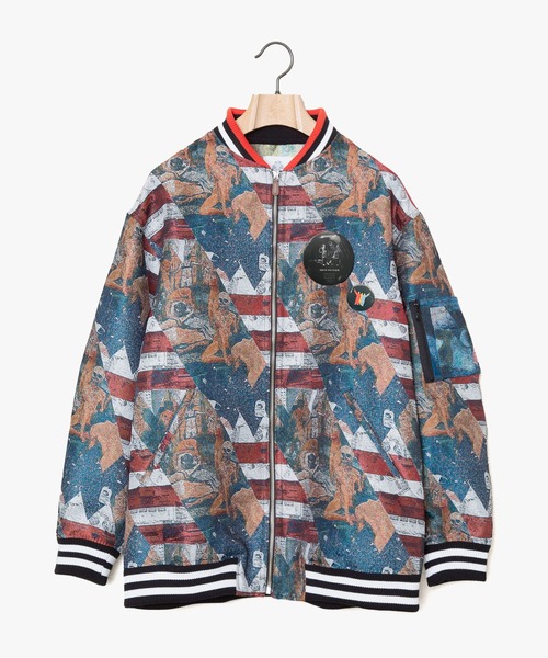 STOF(ストフ)の「STOF/ストフ/JAM JQ MA-1 Blouson(MA-1・メンズ・ブルー/ブラック・MEDIUM/SMALL)」の19枚目の写真