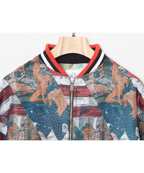STOF(ストフ)の「STOF/ストフ/JAM JQ MA-1 Blouson(MA-1・メンズ・ブルー/ブラック・MEDIUM/SMALL)」の12枚目の写真