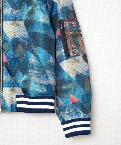 STOF(ストフ)の「STOF/ストフ/JAM JQ MA-1 Blouson(MA-1・メンズ・ブルー/ブラック・MEDIUM/SMALL)」の9枚目の写真