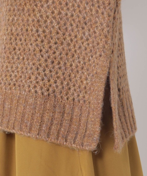 セール】3ゲージ透かし編みプルオーバー（ニット/セーター）｜studio