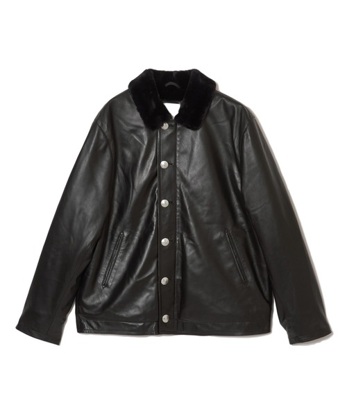 THE CRIMIE ブラック レザージャケット　N-1 CRIMIE（クライミー）の「N1 SPANISH LAMB LEATHER JACKET