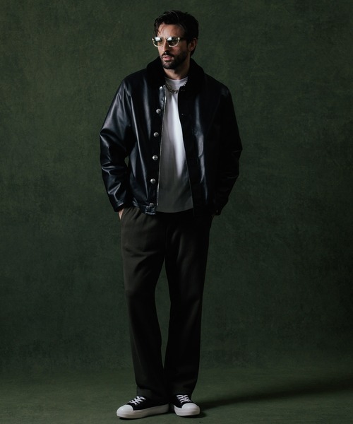 THE CRIMIE ブラック レザージャケット　N-1 CRIMIE（クライミー）の「N1 SPANISH LAMB LEATHER JACKET