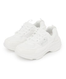 PINK-latte | 【軽量/機能インソール】サイドロゴスニーカー(スニーカー)