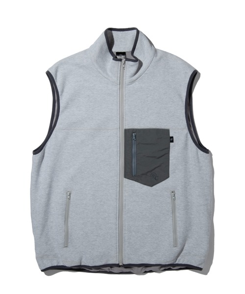 PRECEPT SWEAT ZIP VEST（プリセプト スウェット ジップベスト