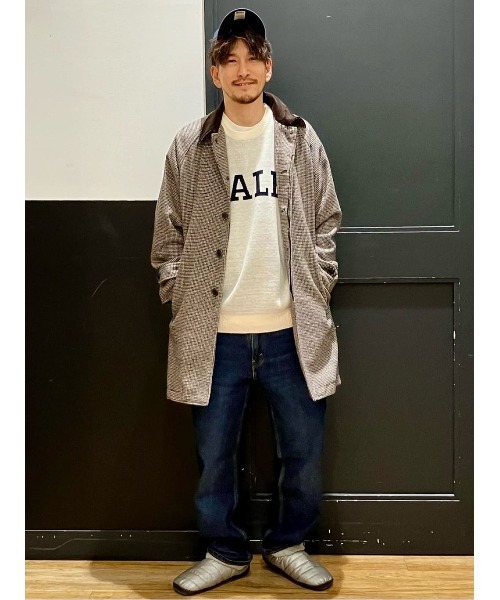 Right-on（ライトオン）の「YALE ロゴニット（ニット/セーター・メンズ・オフホワイト/ネイビー・M/L/XL）」の11枚目の写真