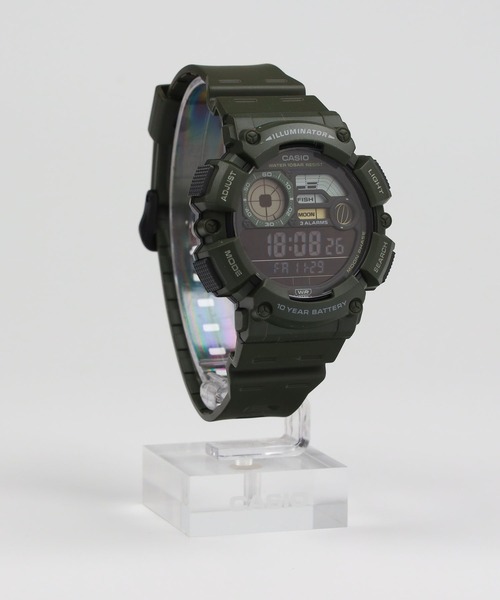 CASIO(カシオ)の「CASIO Collection / WS-1500H-3BJF(デジタル腕時計・メンズ・オリーブドラブ・FREE)」の3枚目の写真