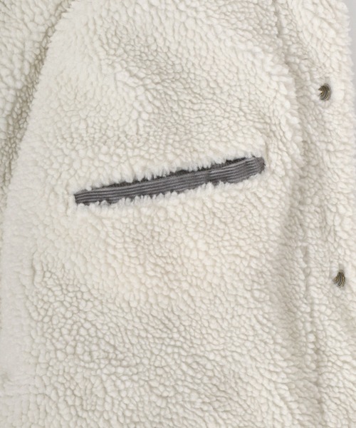Levi's（リーバイス）の「Levi's/リーバイス TYPE-3 SHERPA TRUCKER/オーバーサイズ 裏ボアフリース コーデュロイジャケット/ブルゾン（ブルゾン・メンズ・グレー・XL/L/M/S）」の16枚目の写真