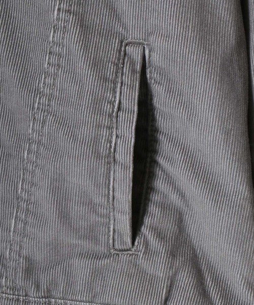 Levi's（リーバイス）の「Levi's/リーバイス TYPE-3 SHERPA TRUCKER/オーバーサイズ 裏ボアフリース コーデュロイジャケット/ブルゾン（ブルゾン・メンズ・グレー・XL/L/M/S）」の8枚目の写真