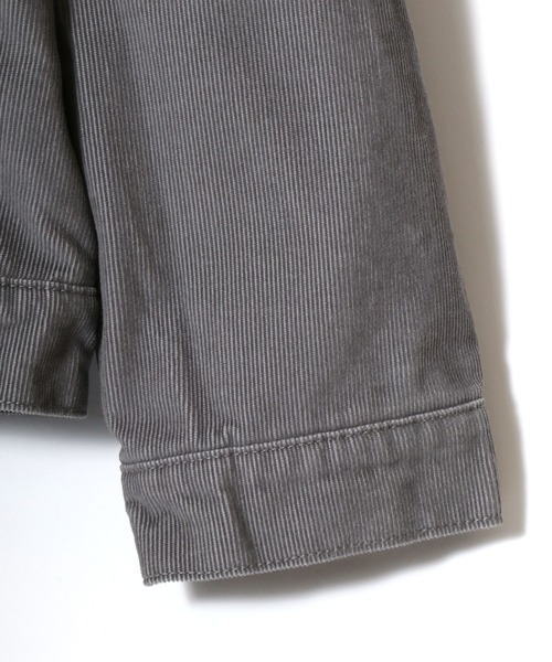 Levi's（リーバイス）の「Levi's/リーバイス TYPE-3 SHERPA TRUCKER/オーバーサイズ 裏ボアフリース コーデュロイジャケット/ブルゾン（ブルゾン・メンズ・グレー・XL/L/M/S）」の9枚目の写真