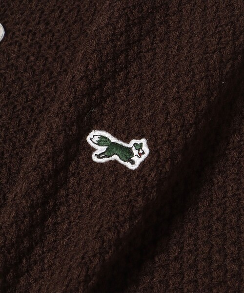 PENNEYS（ぺニーズ）の「【EXCLUSIVE】PENNEY'S / FOX ワンポイント ニットポロ（ユニセックス）（ポロシャツ・メンズ・ネイビー/グリーン/ダークブラウン・MEDIUM/SMALL/LARGE）」の16枚目の写真