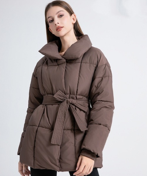 セール】ウエストベルト エコダウンジャケット（ダウンジャケット