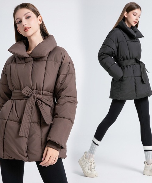 セール】ウエストベルト エコダウンジャケット（ダウンジャケット