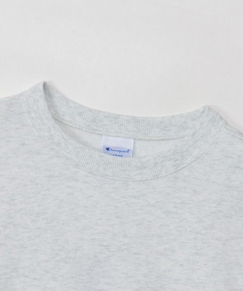 Champion(チャンピオン)の「【Champion/チャンピオン】メンズ ベーシック クルーネックスウェットシャツ(Tシャツ/カットソー・メンズ・ホワイト/ブラック/ネイビー/グレー/オートミール・MEDIUM/LARGE/X-LARGE)」の14枚目の写真