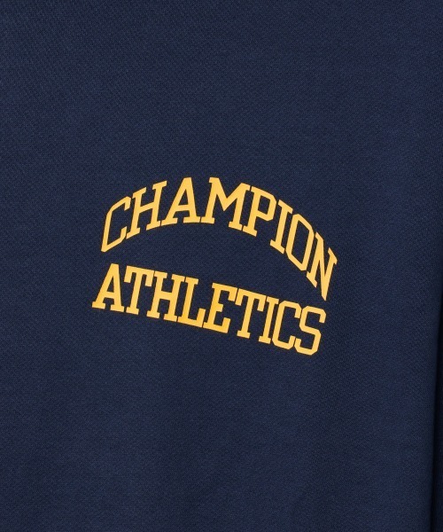 Champion(チャンピオン)の「【Champion/チャンピオン】メンズ ベーシック クルーネックスウェットシャツ(Tシャツ/カットソー・メンズ・ホワイト/ブラック/ネイビー/グレー/オートミール・MEDIUM/LARGE/X-LARGE)」の10枚目の写真