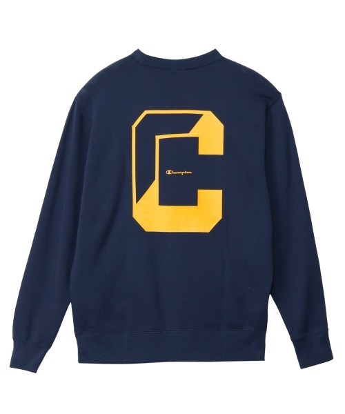 Champion(チャンピオン)の「【Champion/チャンピオン】メンズ ベーシック クルーネックスウェットシャツ(Tシャツ/カットソー・メンズ・ホワイト/ブラック/ネイビー/グレー/オートミール・MEDIUM/LARGE/X-LARGE)」の7枚目の写真