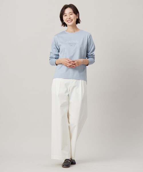 J.PRESS(ジェイプレス)の「【洗える】20チノストレッチ ワイドパンツ(その他パンツ・レディース・グレー系/ホワイト系/ベージュ系・T13/T15/T17)」の14枚目の写真