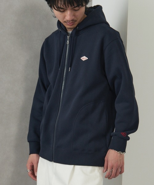 BALL（ボール）の「【BALL】T/C裏起毛 ワッペン付きフルジップパーカー 64538（パーカー・メンズ・ブラック/グレー/ネイビー/オートミール/グリーン/チャコールグレー・M/L/LL）」の12枚目の写真