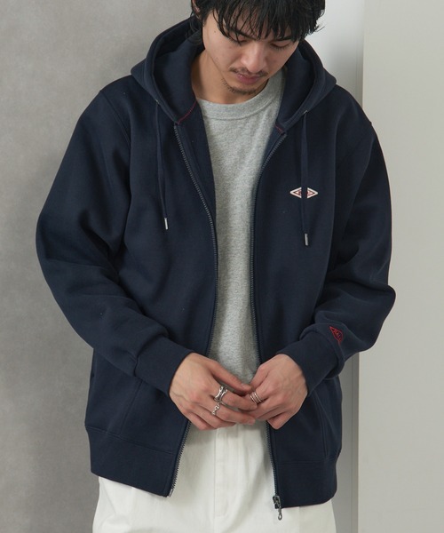 BALL(ボール)の「【BALL】T/C裏起毛 ワッペン付きフルジップパーカー 64538(パーカー・メンズ・ブラック/グレー/ネイビー/オートミール/グリーン/チャコールグレー・M/L/LL)」の15枚目の写真