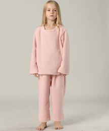 エルモ フリース ルームウェア ピンク ショッピングゴー shoppinggo パジャマ 冬 セットアップ 可愛い