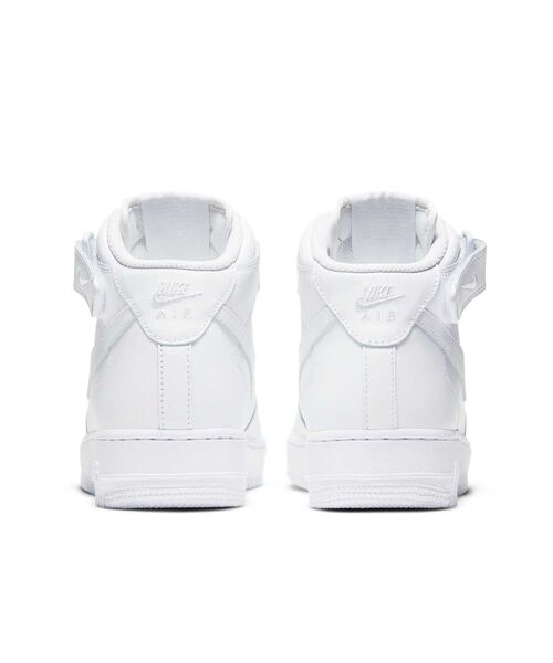 NIKEエアフォースワMID ホワイト 25.5㎝ 室内使用のみクリーニング済 NIKEエアフォースワMID ホワイト 25.5㎝ 室内使用のみ