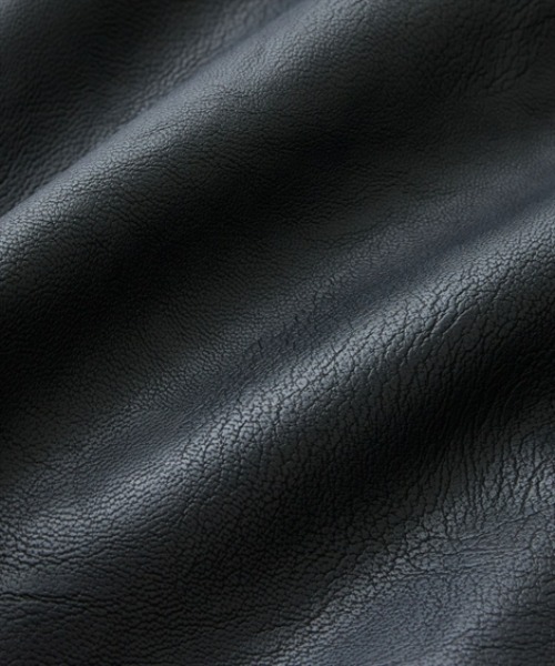 nissen（ニッセン）の「フェイクレザージャケット（その他アウター・レディース・ブラック・M/S/LL/L）」の12枚目の写真